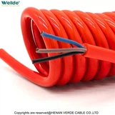 3 yadroli qizil spiral kabel